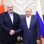 "Lukashenko-Putin meeting (2022-09-26) 02" by Presidential Executive Office of Russia is licensed under CC BY 4.0.