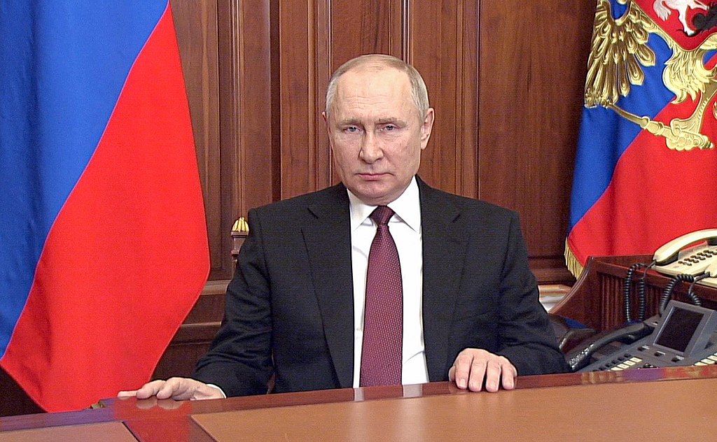 Archivbild: "Vladimir Putin (2022-02-24)" by Presidential Executive Office of Russia is licensed under CC BY 4.0.