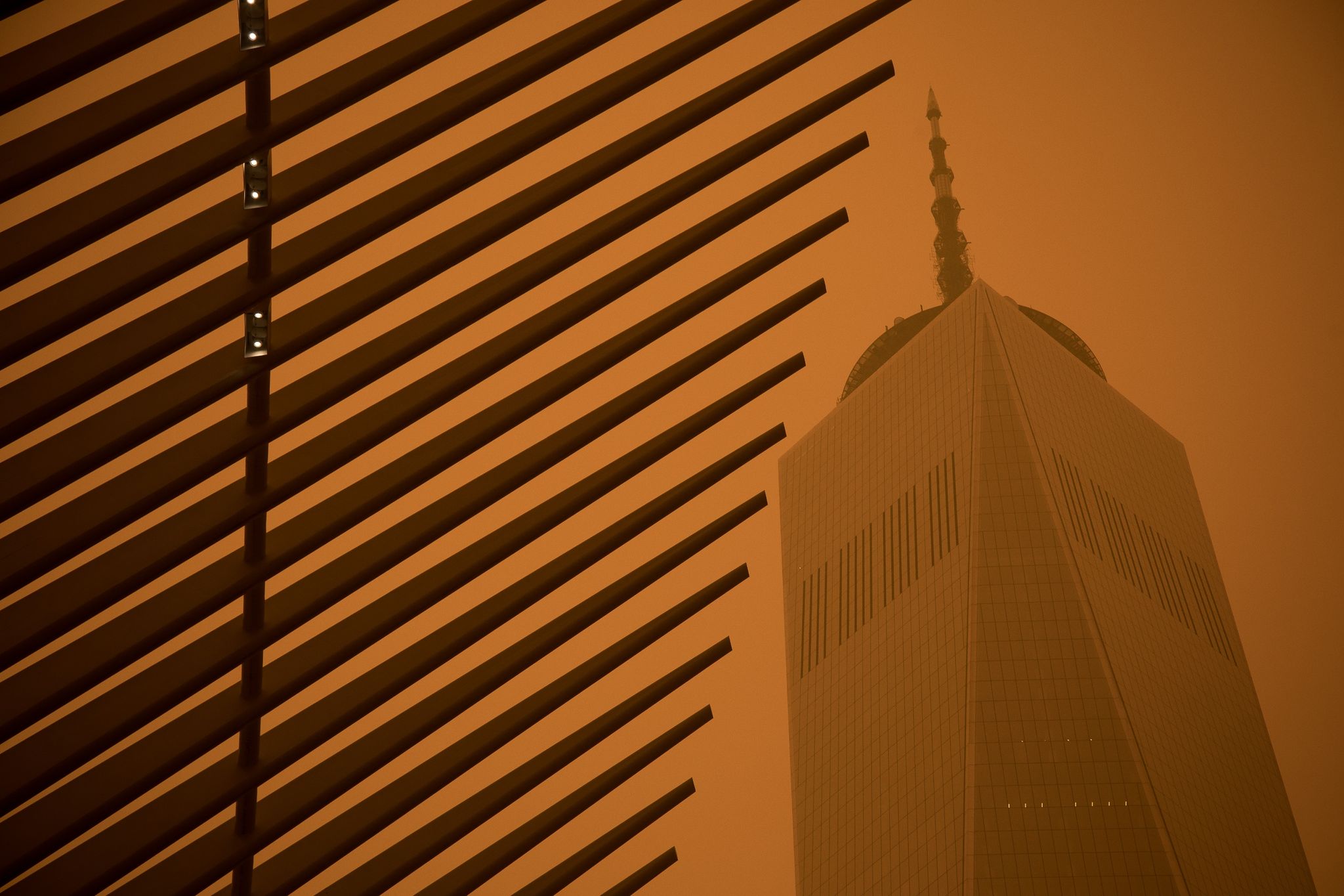 Das One World Trade Center in Lower Manhattan. Foto: Michael Nagel/XinHua/dpa