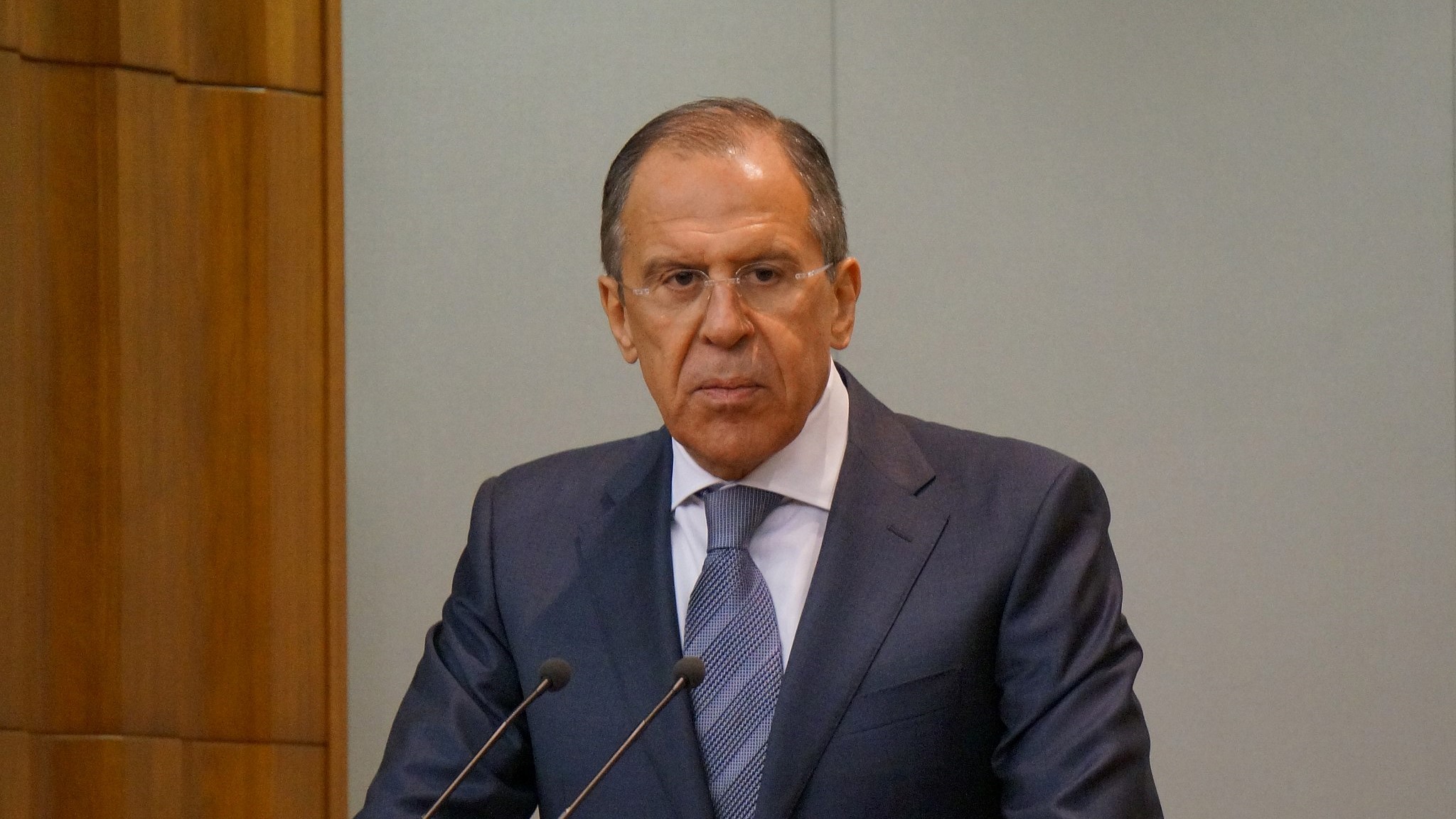 Sergej Lawrow / Archivbild: "Sergey Lavrov, official photo 03" by ДИП МИД РФ (фотограф Эдуард Песов) is licensed under CC BY 4.0.