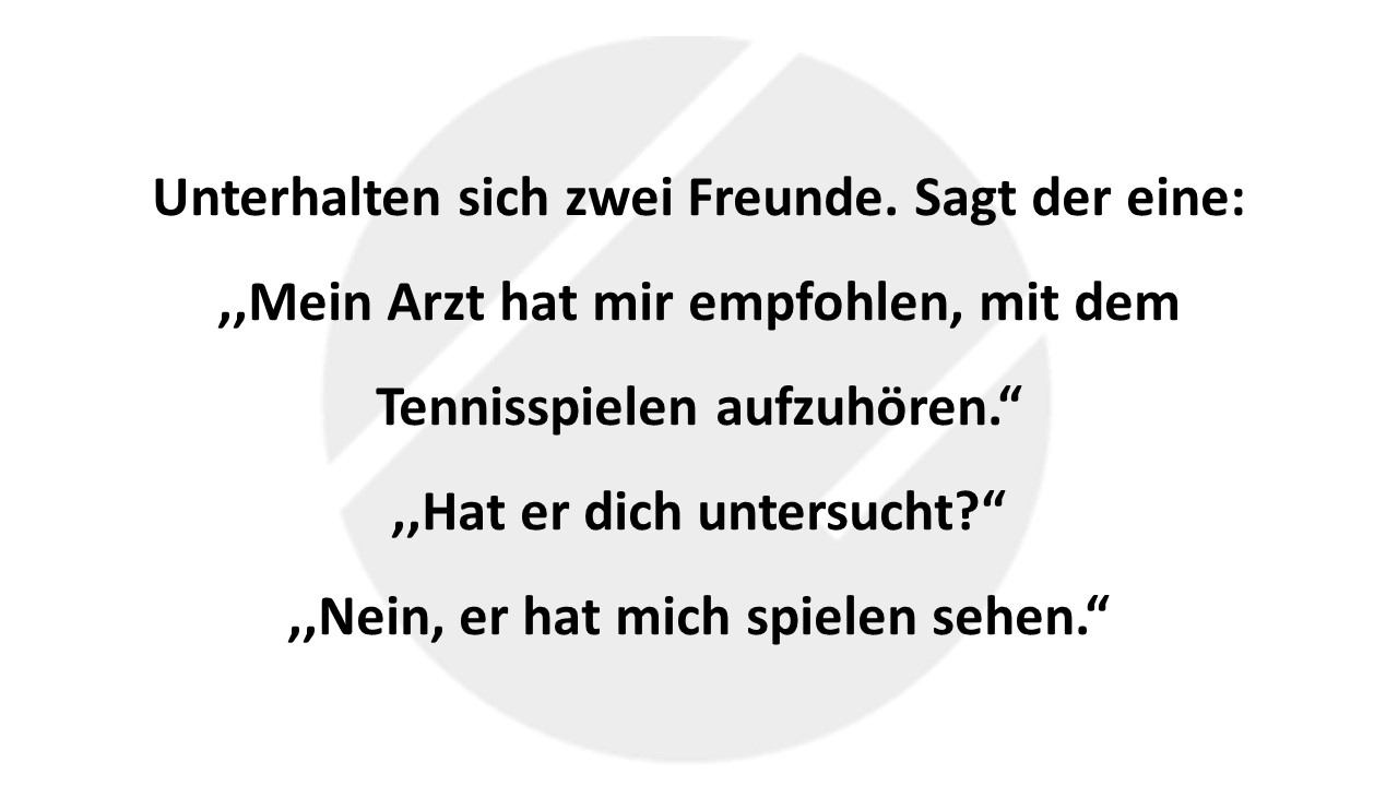 Witz des Tages