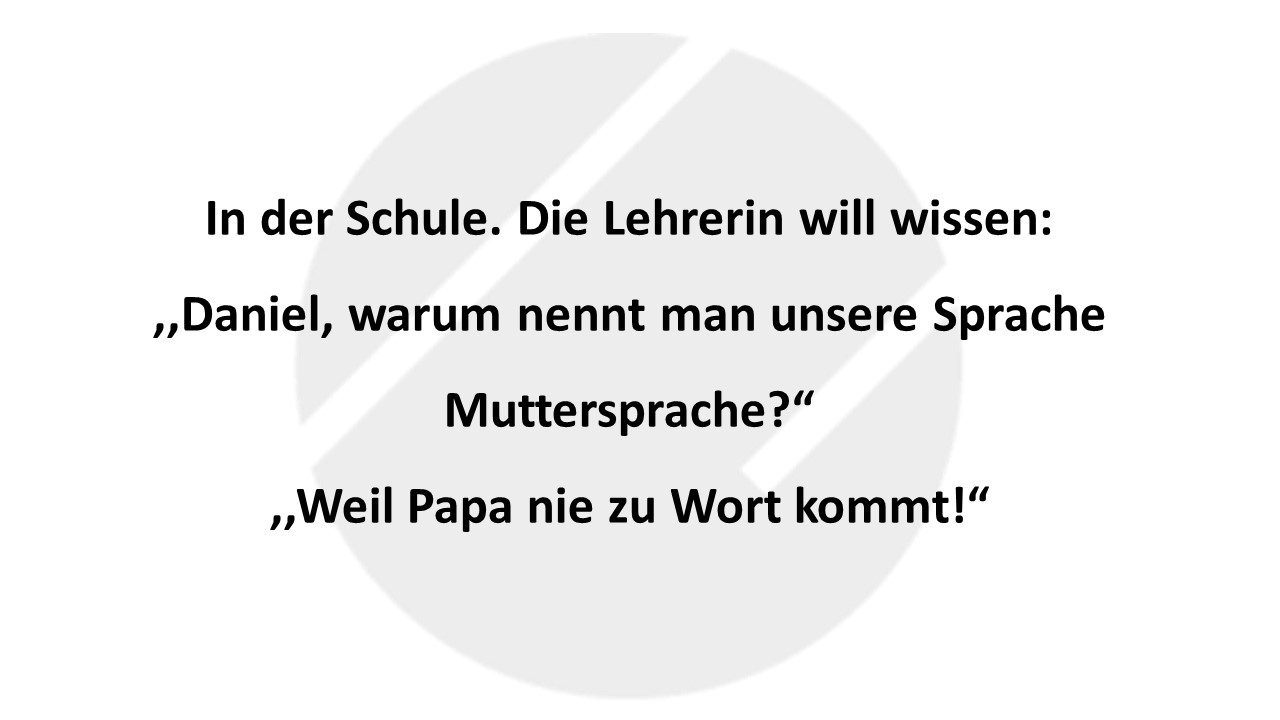 Witz des Tages