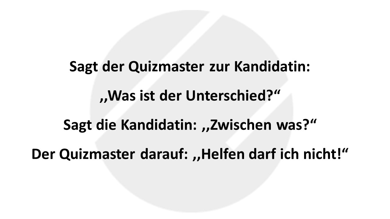 Witz des Tages