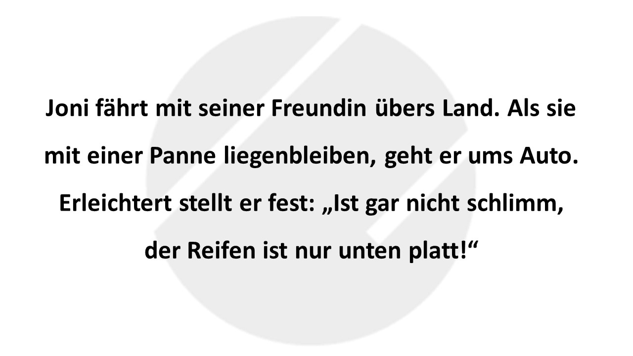 Witz des Tages