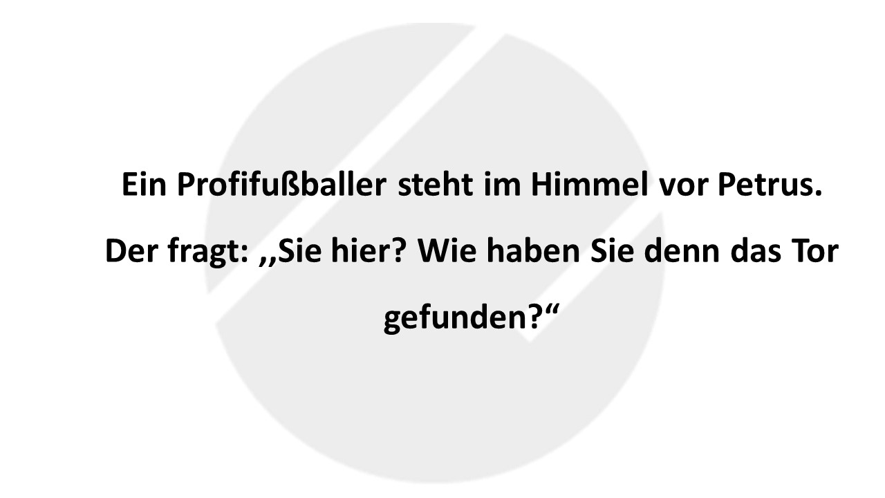 Witz des Tages