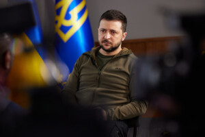 Ukraine's President Zelensky to BBC: Blood money being paid for Russian oil. by President Of Ukraine is marked with CC0 1.0.