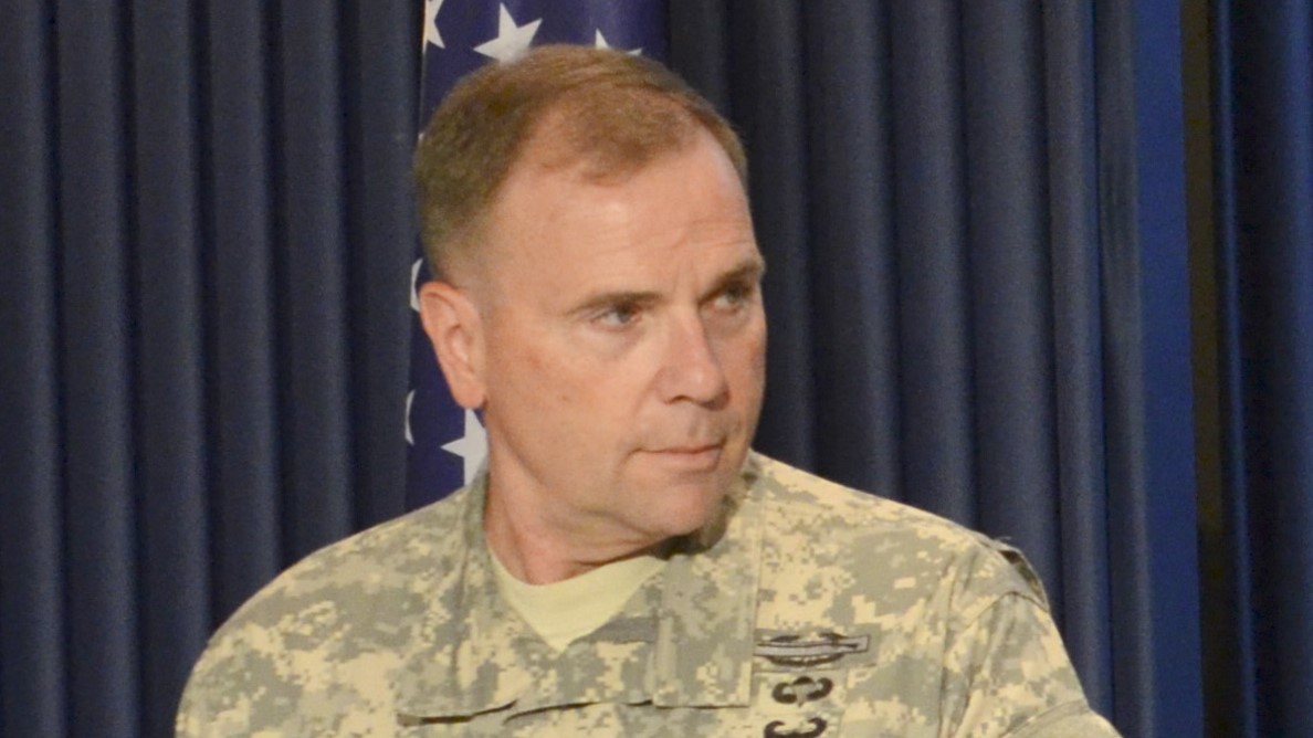 // Ben Hodges / Archivbild von 2015  (cropped) / Combined press conference by U.S. Army Europe is marked with Public Domain Mark 1.0.