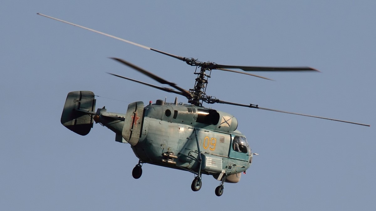 // Ka-27PL/ Archivbild zur Illustration (cropped)/ Russian Navy Kamov Ka-27PL Dvurekov-1 by Igor Dvurekov is licensed under CC BY-SA 3.0. https://creativecommons.org/licenses/by-sa/3.0/