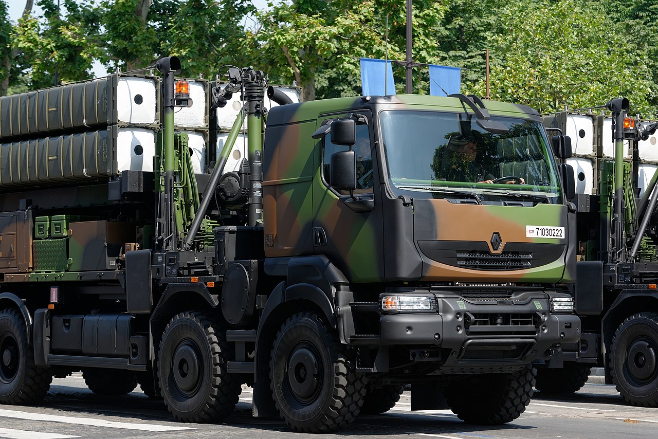 // SAMP/T-Luftabwehrsystem / Archivbild zur Illustration / Air Defence Squadron Tursan Bastille Day 2013 Paris t114413 by Marie-Lan Nguyen is licensed under CC BY 2.5. https://creativecommons.org/licenses/by/2.5/