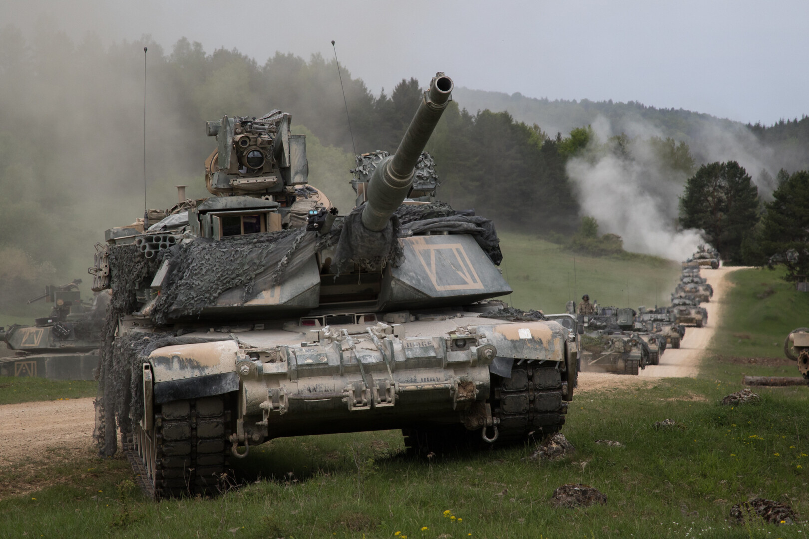 // Abrams-Panzer der US Army / Archivbild zur Illustration / 180502-A-OL598-1133 by U.S. Department of Defense Current Photos is marked with Public Domain Mark 1.0.