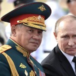 Vladimir Putin and Sergey Shoigu - Saint-Petersburg 2017-07-30 (1) by Presidential Press and Information Office is licensed under CC BY 4.0.