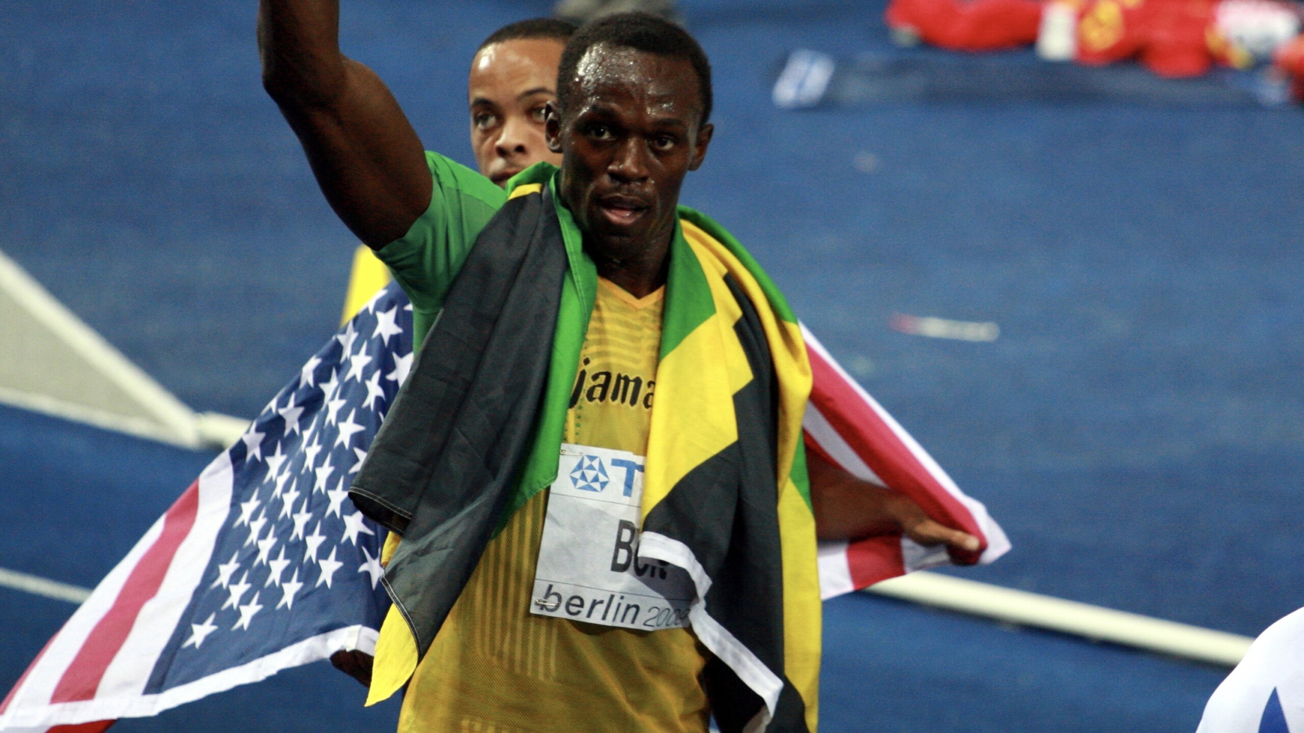 Usain Bolt /  Archivbild (cropped) / Usain Bolt (JAM) by Grzegorz Jereczek is licensed under CC BY-SA 2.0. https://creativecommons.org/licenses/by-sa/2.0/?ref=openverse.