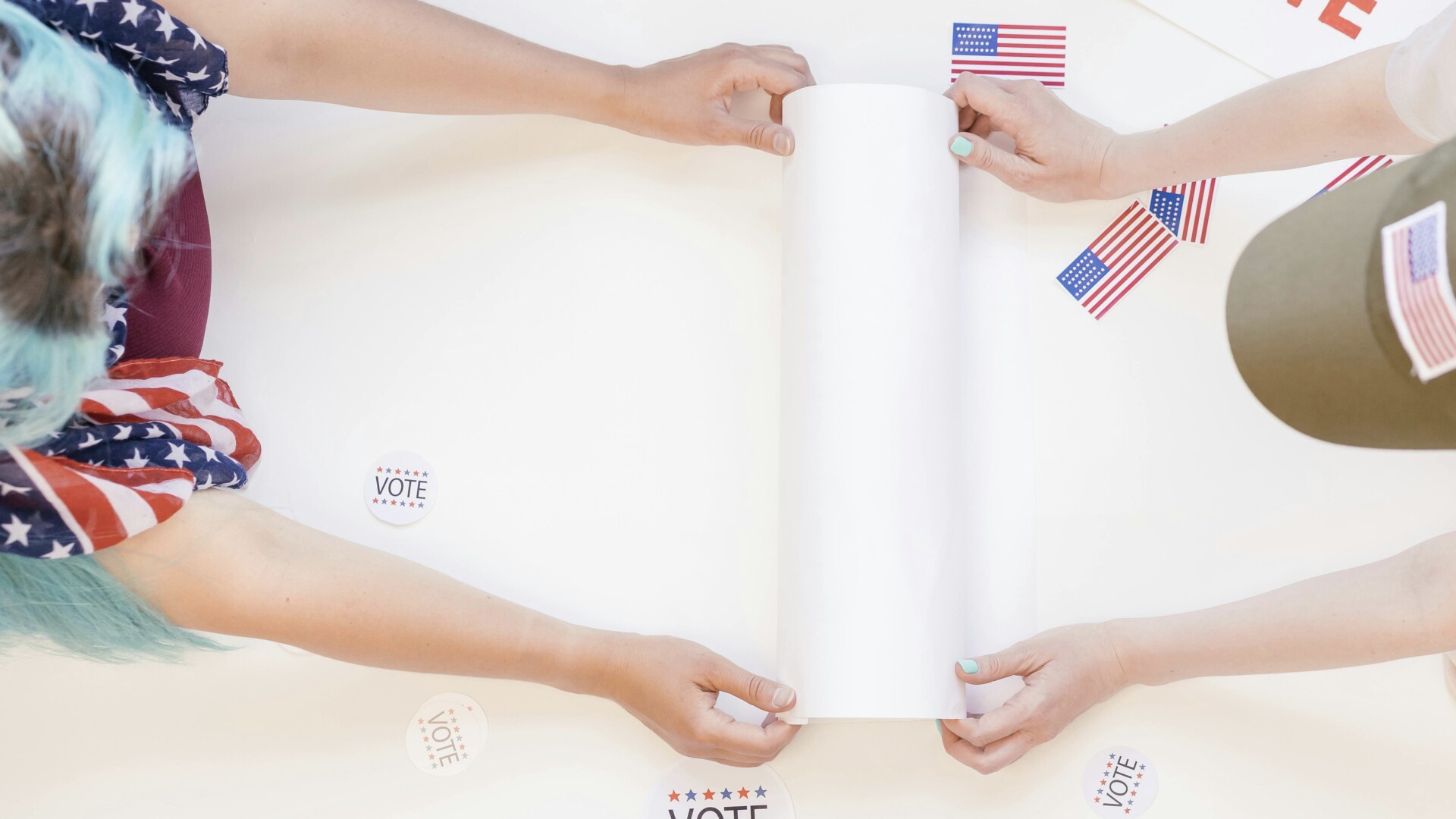 US Vote 2024 / Archivbild (cropped) / by Mikhail Nilov, on pexels