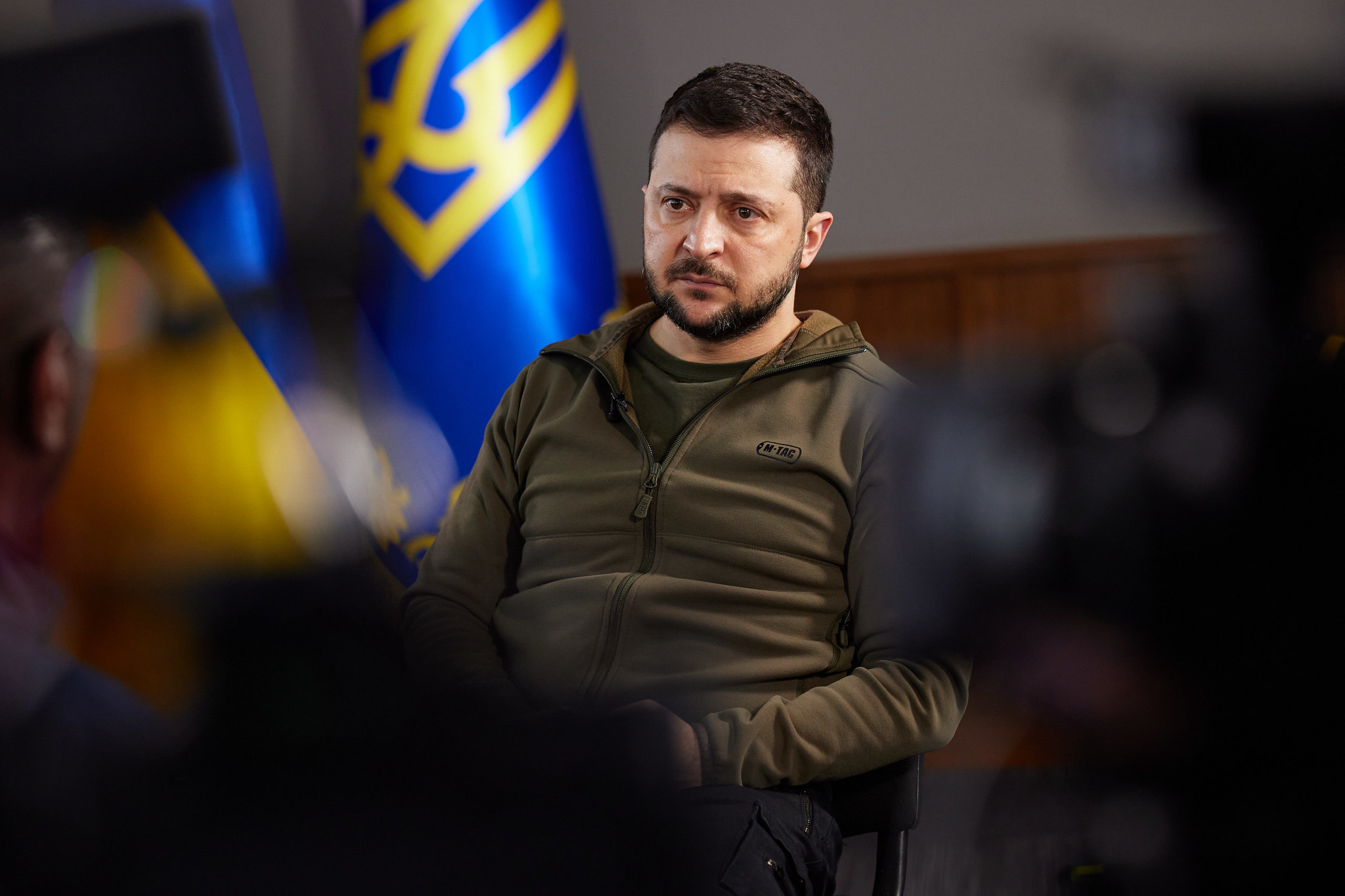 Ukraine's President Zelensky to BBC: Blood money being paid for Russian oil. by President Of Ukraine is marked with CC0 1.0.