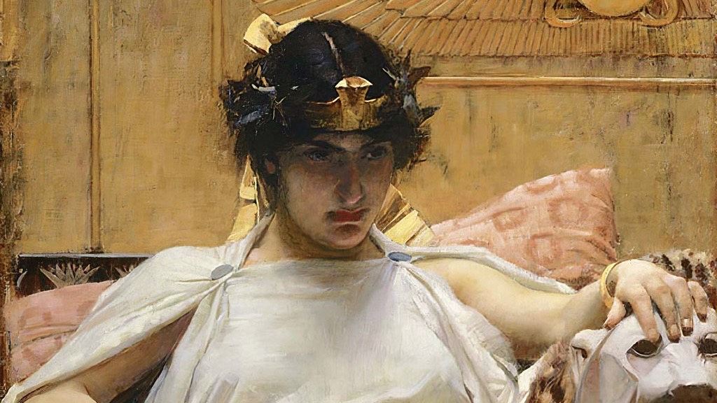 Kleopatra / Archivbild (cropped) / Cleopatra by John William Waterhouse 1888 WM 1200X800 by mharrsch is licensed under CC BY 2.0. https://creativecommons.org/licenses/by/2.0