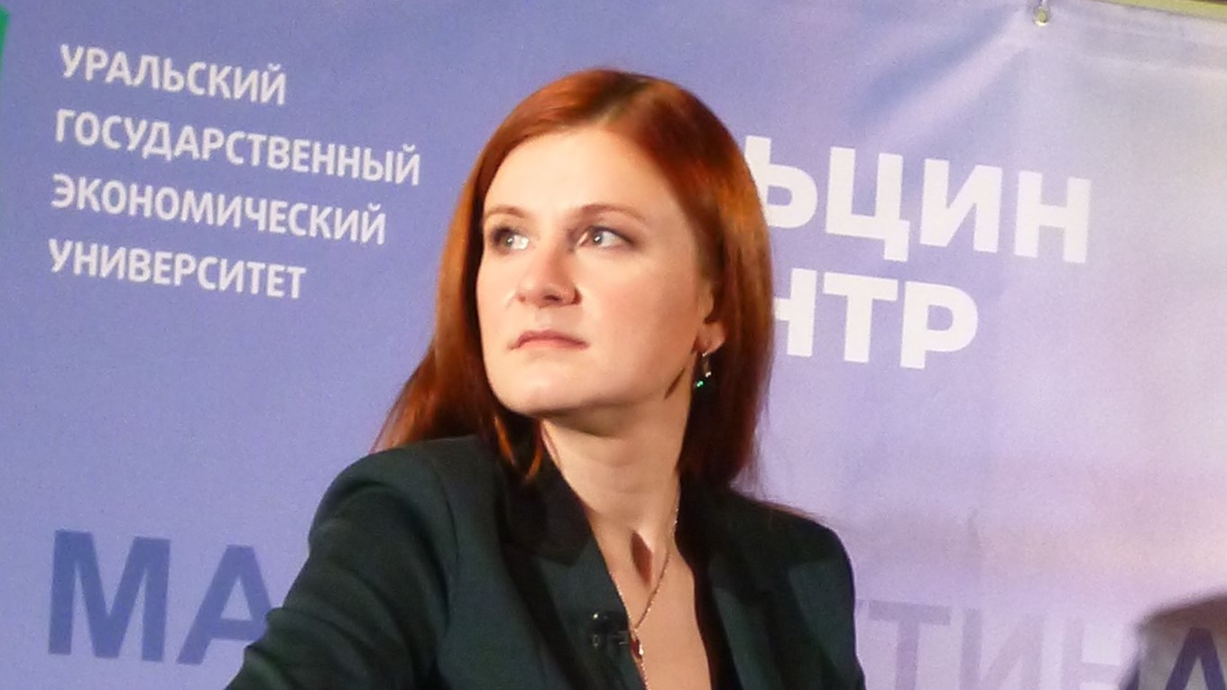 [Maria Butina / Archivbild (cropped) / By Иван Абатуров - Own work, CC BY-SA 4.0, https://commons.wikimedia.org/w/index.php?curid=97814089]